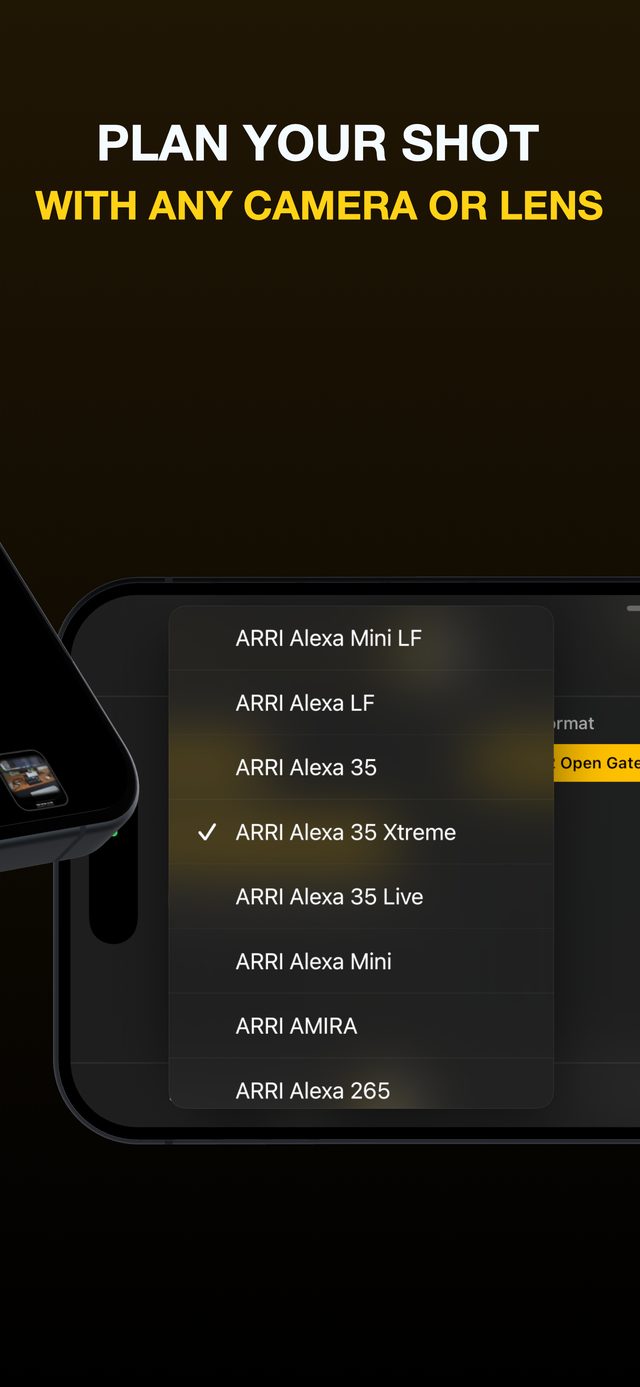 Camera and lens picker